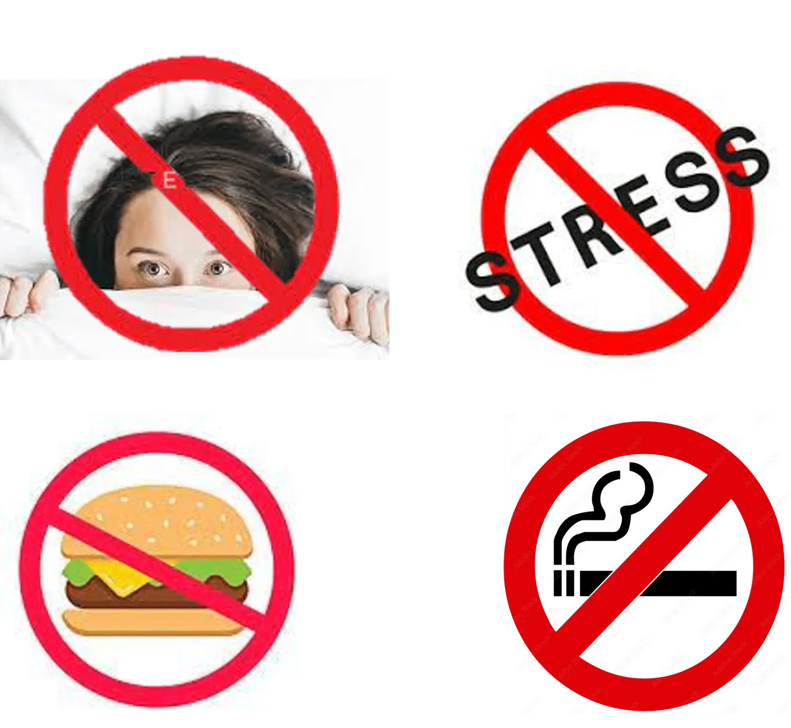 Harmful habits for wing lopecia