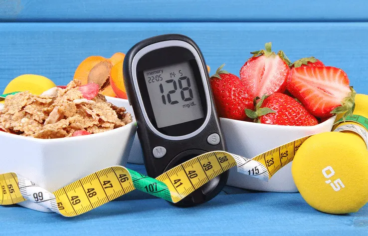 Environmental factors influencing the development of type 2 diabetes.