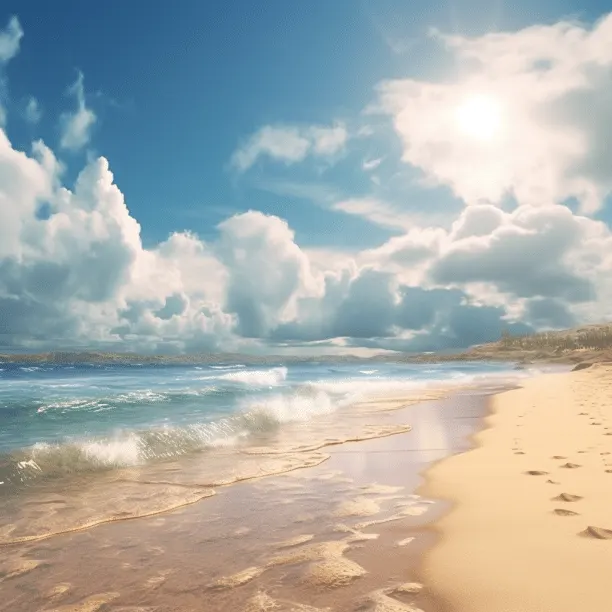 Playa en verano