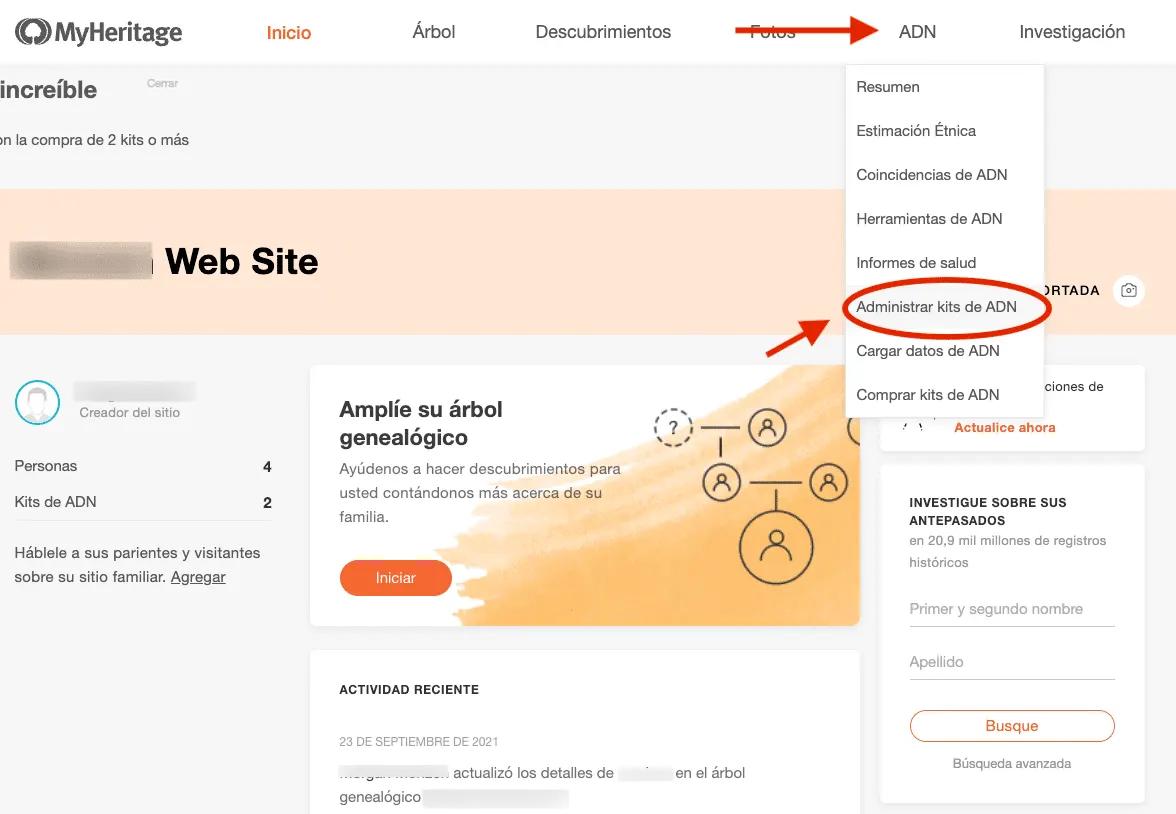 Descargar archivo RAW de MyHeritage