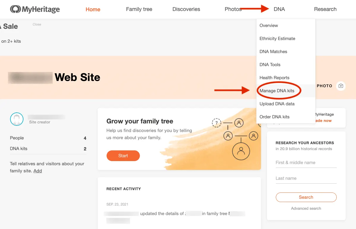 Download MyHeritage RAW file