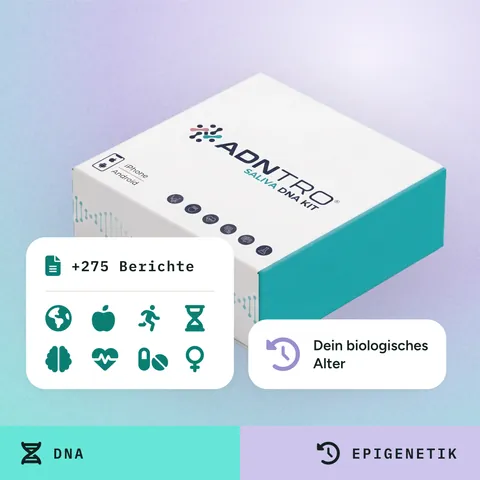 ADNTRO Komplettpaket: genetischer Premium-Test und biologische Uhr
