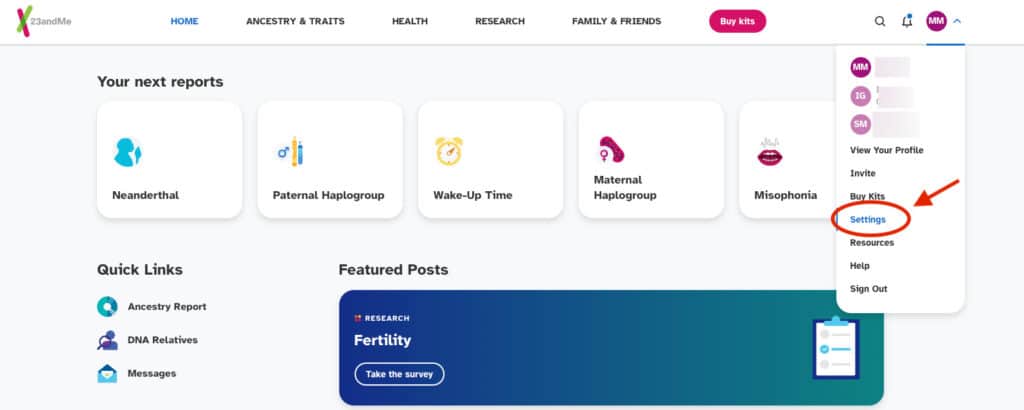 How to Download 23andMe RAW File