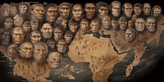 Neandertaler-Genetik und Denisovan-Genetik