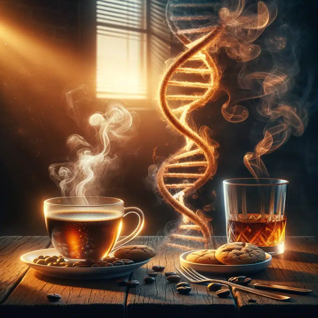 Caffeine, alcohol and genetics